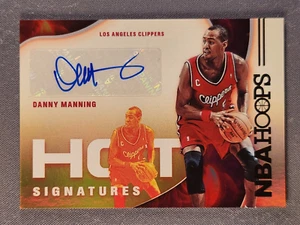 2021-22 Panini NBA Hoops Hot Signatures #HS-DMG Danny Manning Auto Clippers - Picture 1 of 2
