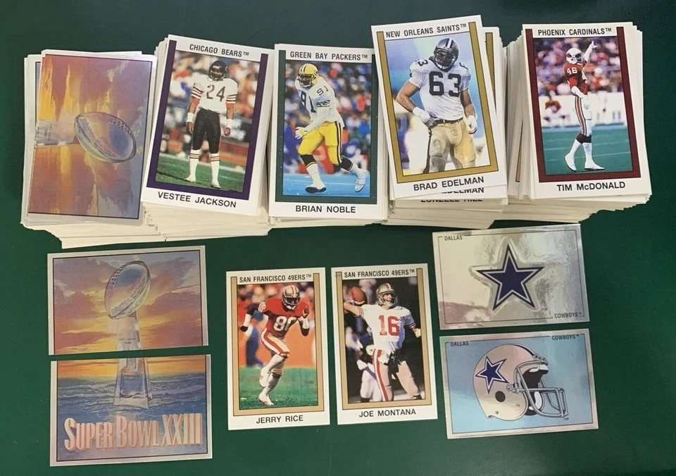1989 Panini Super Bowl Stickers - SET BREAK singles #A-P - Image 1 of 1