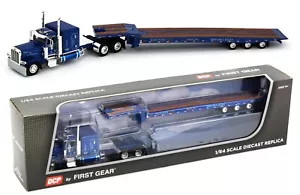 2022 DCP 1:64 *WESTERN DISTRIBUTING* Peterbilt 389 Flattop w/Talbert 5553TA NIB - Picture 1 of 8