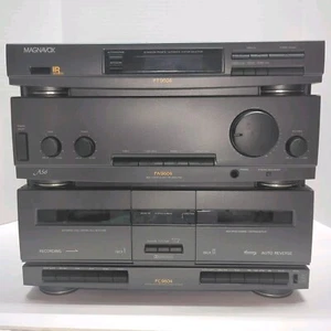 Magnavox AS6 AM/FM Tuner Amplifier Cassette Player No Remote Untested Turns On - Picture 1 of 22