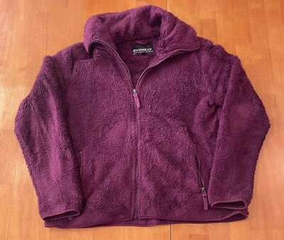 Pullover grande de lana con cremallera resistente a la intemperie para mujer Foto 1 de 4