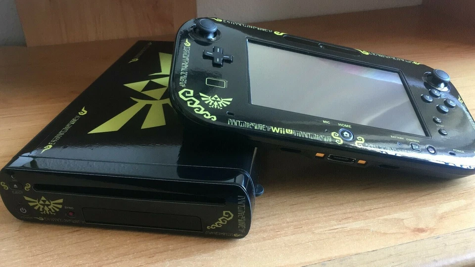 Skin for Nintendo Wii U Console Controller Zelda Special Ed Vinyl Decal Sticker. - Image 1 of 4