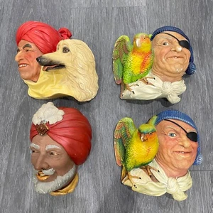 Legend Products Chalkware Heads Plaques - Bossons Style - Various Selection - Picture 1 of 78
