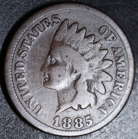 1885 INDIAN HEAD CENT - GOOD Cover