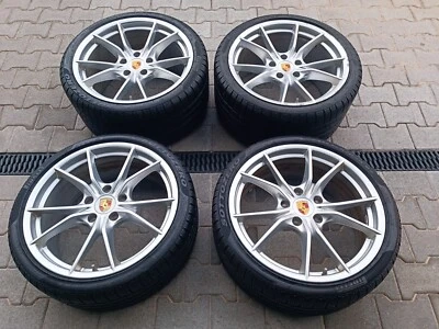 20Zoll Original Porsche 911 991 Carrera 4 GTS Turbo S Felgen Winterreifen RDK - Bild 1 von 4