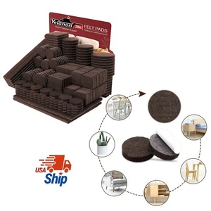 Felt Pads For Furniture 286 Pcs Self Adhesive Cuttable Floor Protectors home  - Picture 1 of 7