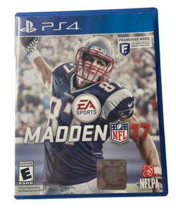 Madden NFL 17 (Sony PlayStation 4, 2016) Rob Gronkowski "GRONK" Cover No Booklet - Picture 1 of 2