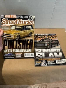 Street Trucks Magazine Lot of 2 Sept Oct 2019 Summer Slam Grape Ape & Goldie - Picture 1 of 10