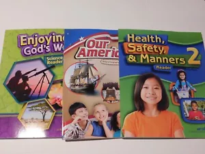 Lot of 3 A Beka 2nd Grade Books, abeka, Brand New - Imagen 1 de 1