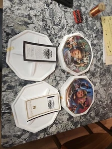 Star Wars Heroes & Villains Hamilton Plate Collection Han Solo & Luke Skywalker - Picture 1 of 3