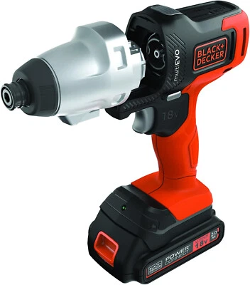 BLACK+DECKER Cordless Multi-Tool multievo EVO185I1 Impact Driver DIY Power Tool - Image 1 of 4