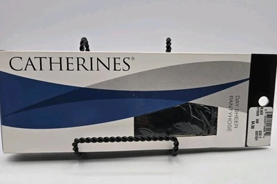 Pantimedias Catherine's negras talla grande C nuevas de día transparentes Foto 1 de 4