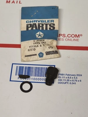 Plymouth Gran Fury 1975-84 Volare Duster Scamp carburador aguja y asiento 2933042 Foto 1 de 3