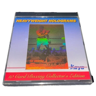 1992 Kayo Heavyweight Holograms - 10 Card Boxing Collector’s Edition (Unopened) - Image 1 of 4