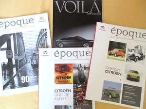 4 Citroen Zeitungen: Voilà und Époque. Mit 50 Jahre DS, C6, BX, Traction uvm. - Bild 1 von 10