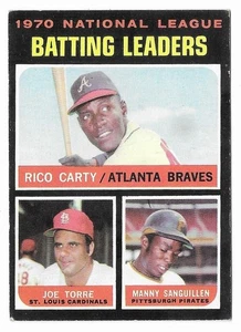 1971 Topps #62 Baseball National League Batting Leaders 1970 - Picture 1 of 2