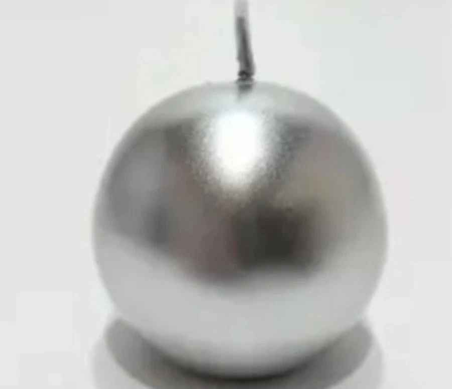 CANDELA ARGENTO A SFERA D.5 cm - Immagine 1 di 1