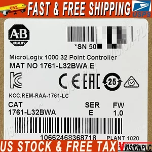 New Sealed AB 1761-L32BWA MicroLogix1000 32 Point Controller US Free Tax - Picture 1 of 5