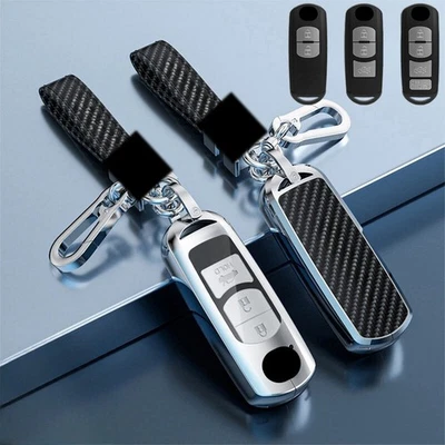 Funda Carcasa Llavero Coche TPU Aleación Zinc Para Mazda CX-3 CX-5 CX-7 CX-9 2 3 5 6 Foto 1 de 4