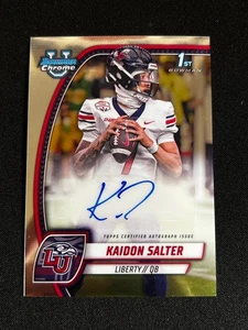 2024 Bowman Chrome University KAIDON SALTER 1st Prospect Auto - Picture 1 of 2