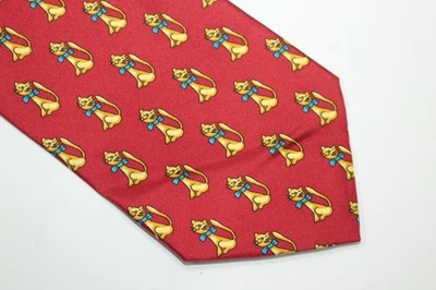 Corbata de seda ROSANNA BIANCHI hecha en Italia F86994 Foto 1 de 4