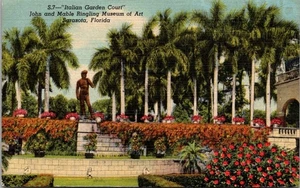 Italian Garden Court John And Mable Ringling Museum Of Art Sarasota Florida Feb - Picture 1 of 4