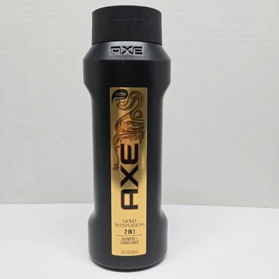 Champú + acondicionador Axe GOLD Temptation 2 en 1 22 fl oz | Nuevo stock antiguo | Difícil de encontrar Foto 1 de 4