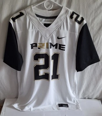 Nike Coach Prime #21 Deion Sanders 2.0 White Jersey Colorado Mens Sz LG NWT - Image 1 of 4