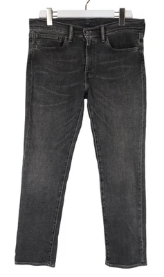 Levi's 511 Vaqueros Hombres W34/L30 Lavado Negro Ajustado Triquitos Ajustada - Imagen 1 de 4