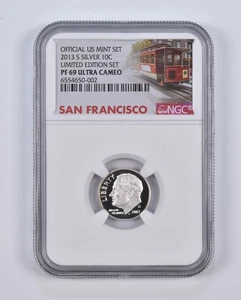 2013-S Silver PF69 UCam Limited Edition Roosevelt Dime NGC *3039 - Picture 1 of 5
