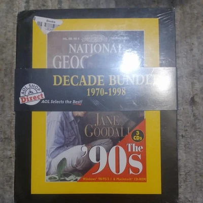 National Geographic The '70s-'80s-'90s On CD-ROM Win 95 3 Box Set - Image 1 of 3