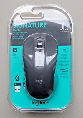 Logitech Signature M650L Grafit, Bluetooth & Logi Bolt Maus, neu in OVP - Bild 1 von 2
