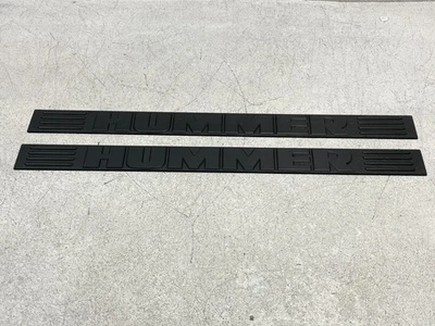 2003-2007年悍马H2前左右门窗磨砂板装饰套装1630原始设备制造商 — 第 1/4 张图片