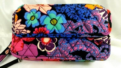 Vera Bradley's ALL IN ONE BANDOLERA para TELÉFONO en FIESTA FLORAL, Cartera, Bolso Nuevo con Etiquetas Foto 1 de 4