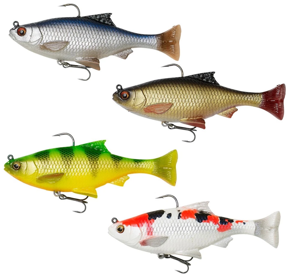 Savage Gear 3D Pulse Tail Roach - 2 Gummifische zum Spinnfischen auf Hecht