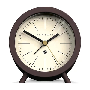 Newgate Fred Chocolate Black Alarm Clock – Stylish Retro Design for Home Decor - Picture 1 of 12