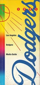 Los Angeles Dodgers--1991 Media Guide - Picture 1 of 1