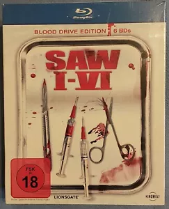 SAW 1-6 Blood Drive Edition, Bluray Film FSK 18, Zustand original verpackt ! - Bild 1 von 2