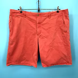 Ralph Lauren Denim & Supply Shorts Mens 42 Red Salmon Dressy Flat Front Chino - Picture 1 of 13