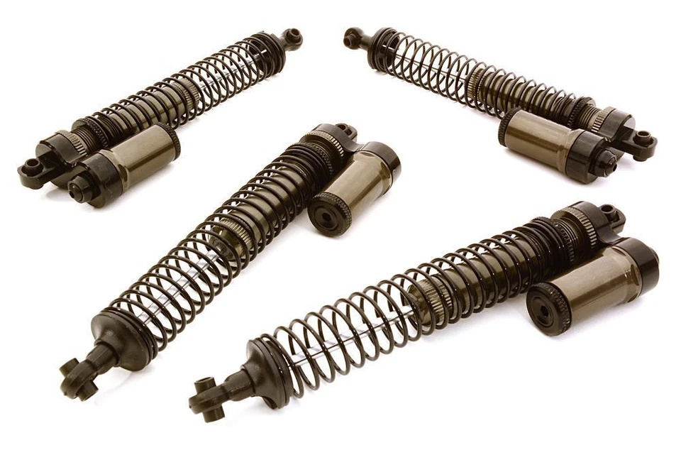Billet Machined Piggyback Shock Set for HPI 1/10 Scale Crawler King - Image 1 of 1