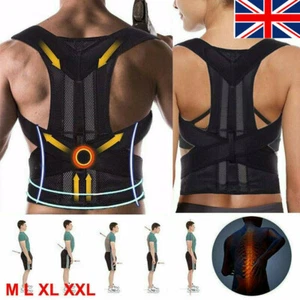 Adjustable New Posture Corrector Corset Brace Back Support Shoulder Straightener - Picture 1 of 17