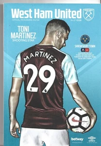 West Ham United v Shrewsbury Town, 16 January 2018, FA Cup 3rd Round + ticket - Picture 1 of 3