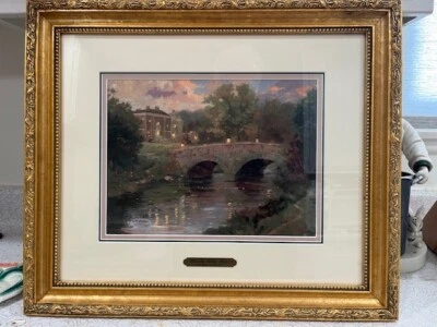 ThoKinkade ограниченный выпуск S/N литография Waverly Abbey House 347/1550 - Изображение 1 из 4