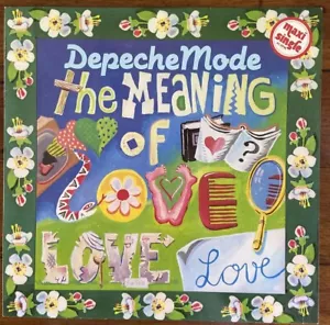 DEPECHE MODE Meaning Of Love Remix RARE Original 12” GERMAN Vintage Vinyl Record - Picture 1 of 2