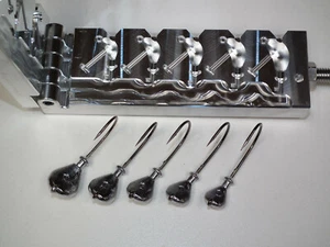 Freshwater Flip jig mold 3/8, 1/2, 5/8, 3/4, 1oz Keeper Wire CNC Aluminum USA - Picture 1 of 6