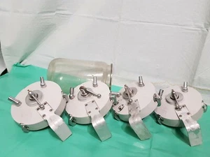 4 x Dameca Gripedeksel Absaugbehälter 13 cm Durchmesser  - Bild 1 von 5