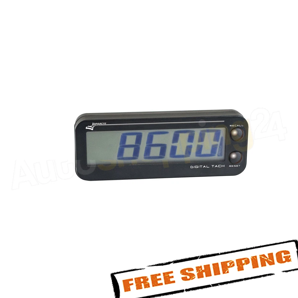 Longacre 52-44391 AccuTech SMi 3-1/2" x 1-1/2" Digital Tachometer (10000 RPM) - Image 1 of 2