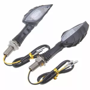 2x Indicator Blinker Tail Lamp Motorcycle Universal LED Turn Signal Amber Light - Picture 1 of 9