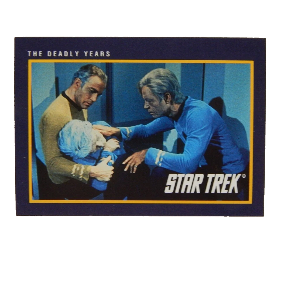 STAR TREK CAPTAIN KIRK SPOCK McCOY TRADING CARD #75 - Image 1 of 2