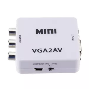 AV Output Mini VGA2AV Converter - Picture 1 of 12